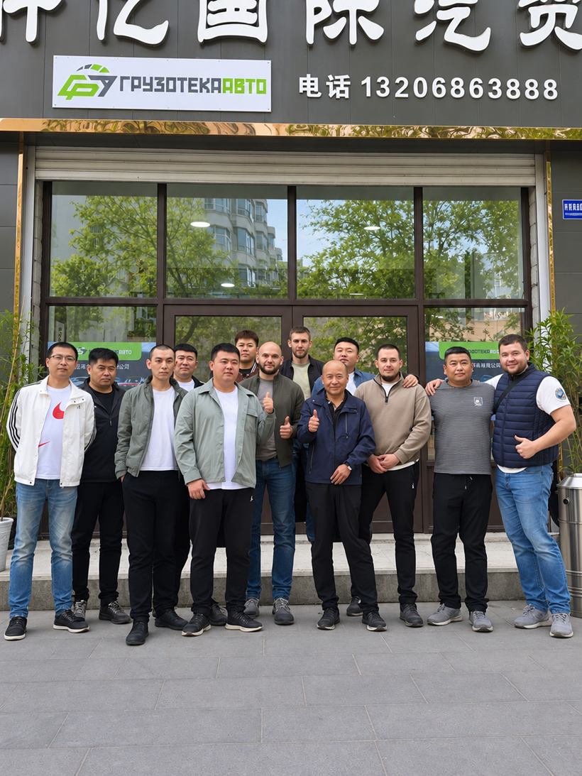 Команда Грузотеки на площадке в Китае